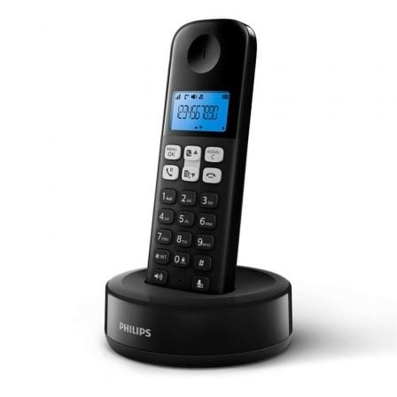 Teléfono Inalámbrico Philips D1611B/34/ Negro Teléfono Inalámbrico Philips D1611B/34/ Negro
