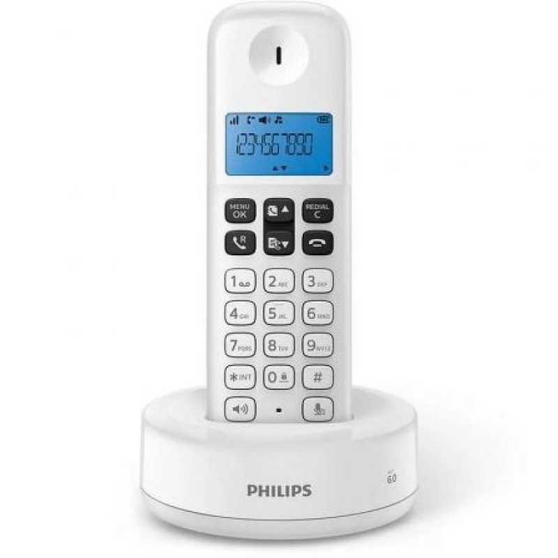 Teléfono Inalámbrico Philips D1611W/34/ Blanco Teléfono Inalámbrico Philips D1611W/34/ Blanco