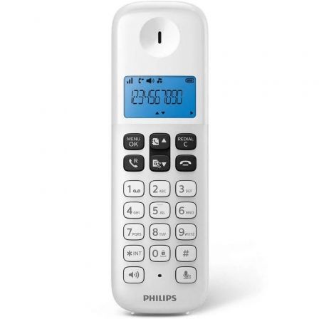 Teléfono Inalámbrico Philips D1611W/34/ Blanco Teléfono Inalámbrico Philips D1611W/34/ Blanco
