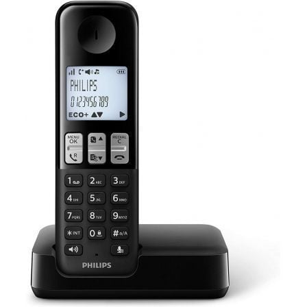 Teléfono Inalámbrico Philips D2501B/01/ Negro Teléfono Inalámbrico Philips D2501B/01/ Negro