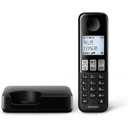 Teléfono Inalámbrico Philips D2501B/01/ Negro Teléfono Inalámbrico Philips D2501B/01/ Negro