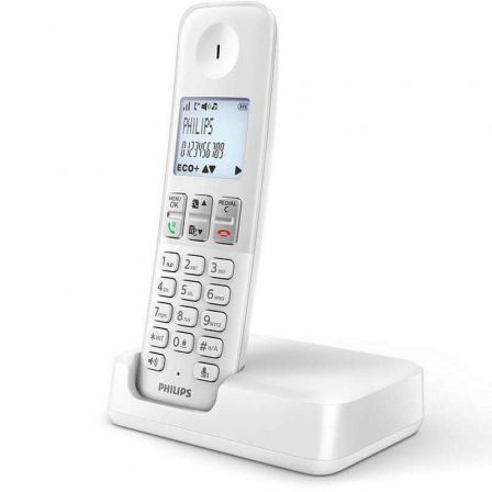 Teléfono Inalámbrico Philips D2501W/34/ Blanco Teléfono Inalámbrico Philips D2501W/34/ Blanco