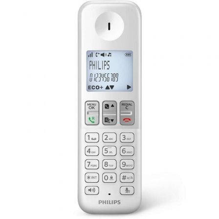 Teléfono Inalámbrico Philips D2501W/34/ Blanco Teléfono Inalámbrico Philips D2501W/34/ Blanco