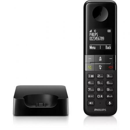 Teléfono Inalámbrico Philips D4701B/34/ Negro Teléfono Inalámbrico Philips D4701B/34/ Negro