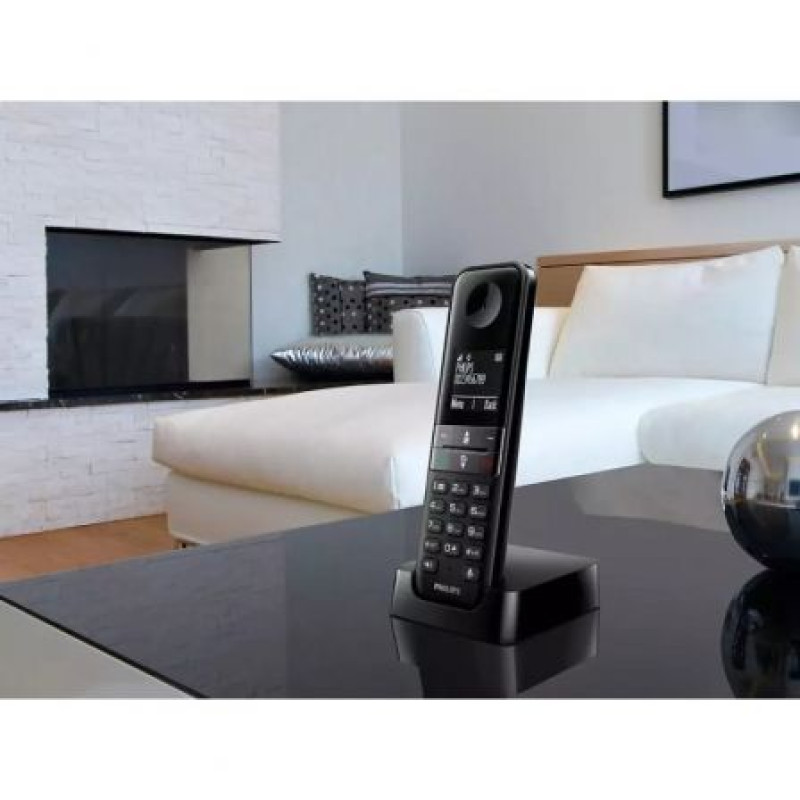Teléfono Inalámbrico Philips D4701B/34/ Negro Teléfono Inalámbrico Philips D4701B/34/ Negro
