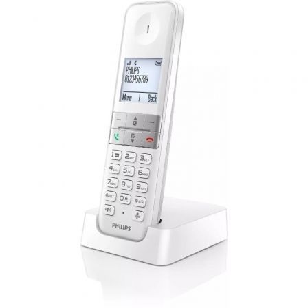 Teléfono Inalámbrico Philips D4701W/34/ Blanco Teléfono Inalámbrico Philips D4701W/34/ Blanco