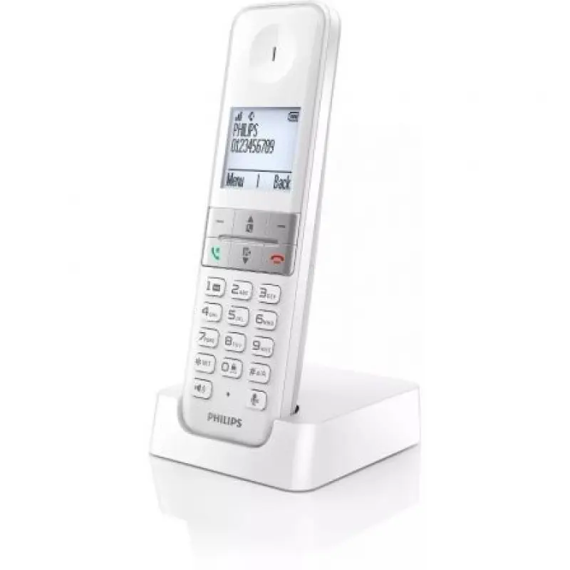 Teléfono Inalámbrico Philips D4701W/34/ Blanco Teléfono Inalámbrico Philips D4701W/34/ Blanco