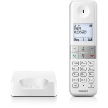 Teléfono Inalámbrico Philips D4701W/34/ Blanco Teléfono Inalámbrico Philips D4701W/34/ Blanco