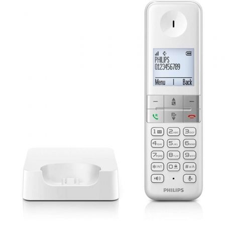 Teléfono Inalámbrico Philips D4701W/34/ Blanco Teléfono Inalámbrico Philips D4701W/34/ Blanco