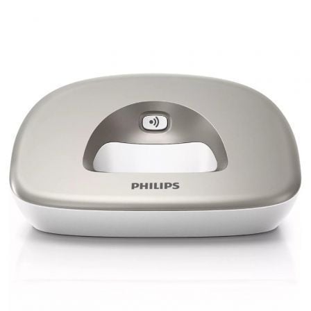 Teléfono Inalámbrico Philips XL4901S/23/ Plata y Blanco Teléfono Inalámbrico Philips XL4901S/23/ Plata y Blanco