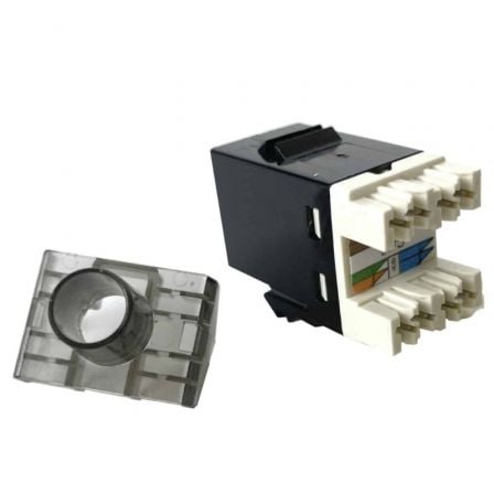 Conector RJ45 Phasak SD 3018 Cat.6 UTP/ Negro Conector RJ45 Phasak SD 3018 Cat.6 UTP/ Negro