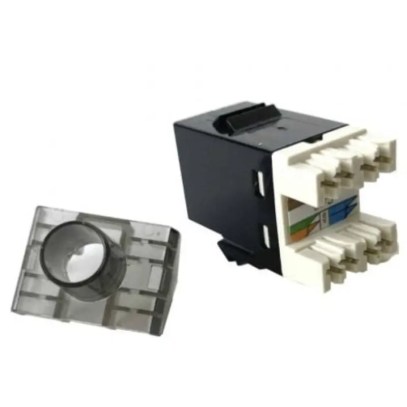Conector RJ45 Phasak SD 3018 Cat.6 UTP/ Negro Conector RJ45 Phasak SD 3018 Cat.6 UTP/ Negro