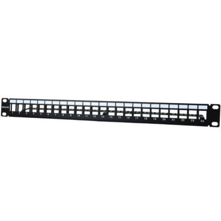 Patch Panel Phasak PA 3424/ 24 Puertos/ Cat.6/ Altura 1U/ Gestión de Cable/ Conectores RJ45 UTP No Incluidos Patch Panel Phasak PA 3424/ 24 Puertos/ Cat.6/ Altura 1U/ Gestión de Cable/ Conectores RJ45 UTP No Incluidos