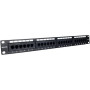 Patch Panel Phasak PU 2420/ 24 Puertos/ Cat.6/ Altura 1U