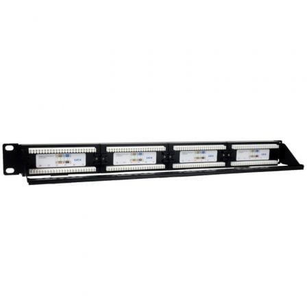 Patch Panel Phasak PU 2424/ 24 Puertos/ Cat.6/ Altura 1U/ Gestión de Cables Patch Panel Phasak PU 2424/ 24 Puertos/ Cat.6/ Altura 1U/ Gestión de Cables