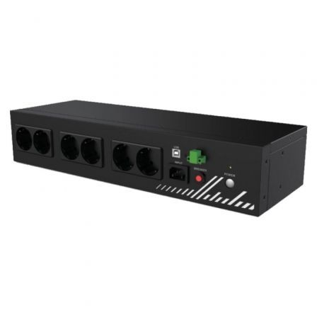 Unidad de Distribución para Alimentación Phasak COMPACT 800 VA/ 9A/ 8x Schuko/ Formato Rack 2U Unidad de Distribución para Alimentación Phasak COMPACT 800 VA/ 9A/ 8x Schuko/ Formato Rack 2U