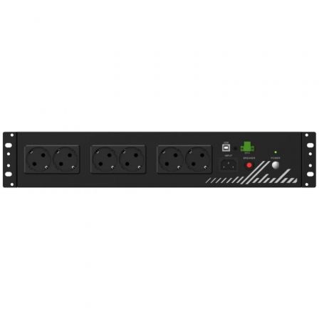 Unidad de Distribución para Alimentación Phasak COMPACT 800 VA/ 9A/ 8x Schuko/ Formato Rack 2U Unidad de Distribución para Alimentación Phasak COMPACT 800 VA/ 9A/ 8x Schuko/ Formato Rack 2U