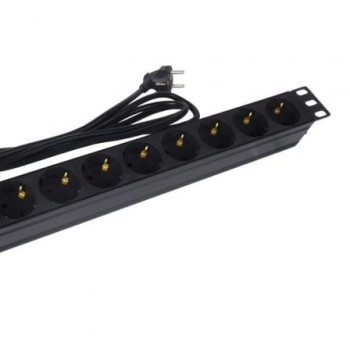 Regleta con Interruptor Phasak BNS 1518/ 8 Tomas de Corriente/ Cable 1.5m/ Negro Regleta con Interruptor Phasak BNS 1518/ 8 Tomas de Corriente/ Cable 1.5m/ Negro