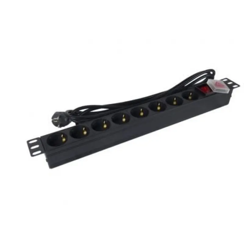 Regleta con Interruptor Phasak BNS 1520/ 8 Tomas de Corriente/ Cable 3m/ Negro Regleta con Interruptor Phasak BNS 1520/ 8 Tomas de Corriente/ Cable 3m/ Negro