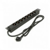 Regleta Phasak BNS 3518/ 8 Tomas de Corriente/ Cable 1.5m/ Negro Regleta Phasak BNS 3518/ 8 Tomas de Corriente/ Cable 1.5m/ Negro