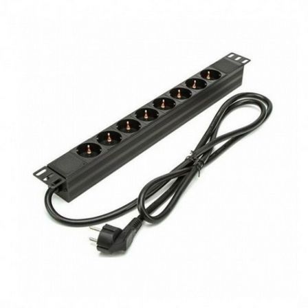 Regleta Phasak BNS 3518/ 8 Tomas de Corriente/ Cable 1.5m/ Negro Regleta Phasak BNS 3518/ 8 Tomas de Corriente/ Cable 1.5m/ Negro