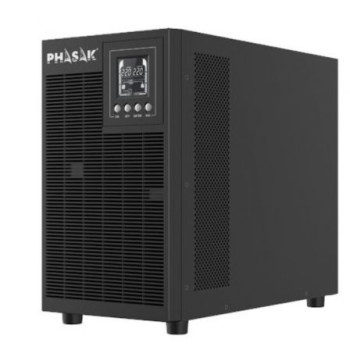 SAI Online Phasak 3000 VA Online LCD/ 3000VA-2700W/ 4 Salidas/ Formato Torre SAI Online Phasak 3000 VA Online LCD/ 3000VA-2700W/ 4 Salidas/ Formato Torre