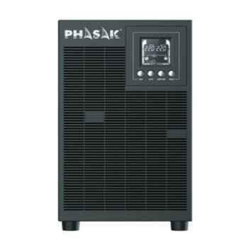 SAI Online Phasak 3000 VA Online LCD/ 3000VA-2700W/ 4 Salidas/ Formato Torre SAI Online Phasak 3000 VA Online LCD/ 3000VA-2700W/ 4 Salidas/ Formato Torre