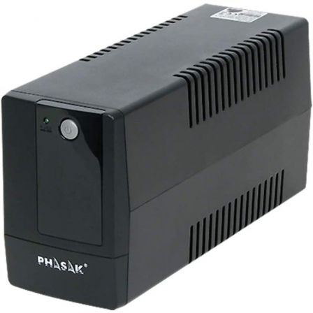 SAI Línea Interactiva Phasak Basic Interactive 600 VA/ 600VA-360W/ 2 Salidas/ Formato Torre SAI Línea Interactiva Phasak Basic Interactive 600 VA/ 600VA-360W/ 2 Salidas/ Formato Torre