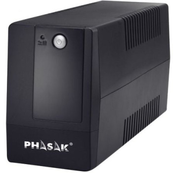 SAI Línea Interactiva Phasak Basic Interactive 800 VA/ 800VA-480W/ 2 Salidas/ Formato Torre SAI Línea Interactiva Phasak Basic Interactive 800 VA/ 800VA-480W/ 2 Salidas/ Formato Torre