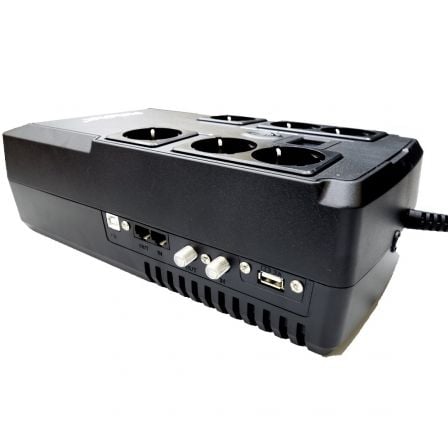 SAI Línea Interactiva Phasak Kryptos 800 VA/ 480W/ 6 Salidas/ Formato Bloque SAI Línea Interactiva Phasak Kryptos 800 VA/ 480W/ 6 Salidas/ Formato Bloque