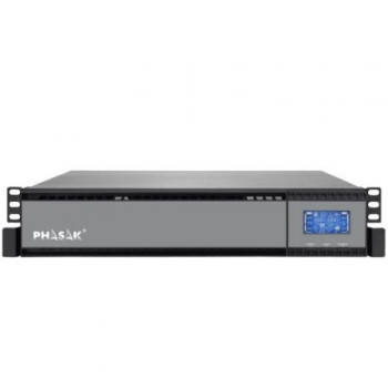 SAI Online Phasak Rack 19' 2000 VA Online LCD/ 2000VA-1800W/ 4 Salidas/ Formato Rack SAI Online Phasak Rack 19' 2000 VA Online LCD/ 2000VA-1800W/ 4 Salidas/ Formato Rack