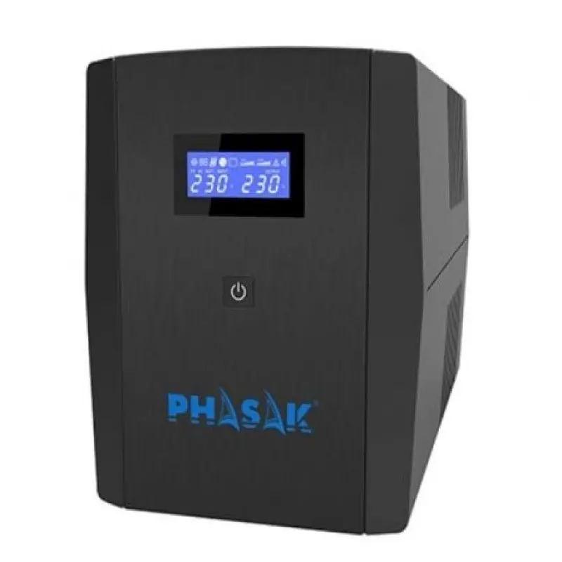 SAI Línea Interactiva Phasak SIRIUS 2260 VA Interactive/ 2260VA-1320W/ 4 Salidas/ Formato Torre SAI Línea Interactiva Phasak SIRIUS 2260 VA Interactive/ 2260VA-1320W/ 4 Salidas/ Formato Torre