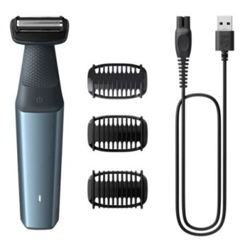Afeitadora Philips Bodygroom Series 3000 BG3027/ con Batería/ 3 Accesorios Afeitadora Philips Bodygroom Series 3000 BG3027/ con Batería/ 3 Accesorios