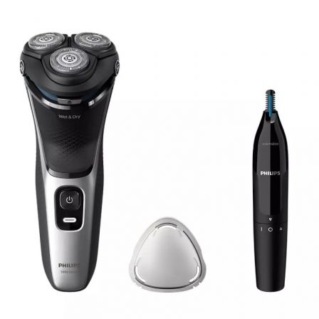 Afeitadora Philips Shaver Series 3000 S3143/02/ con Batería / 2 Accesorios Afeitadora Philips Shaver Series 3000 S3143/02/ con Batería / 2 Accesorios