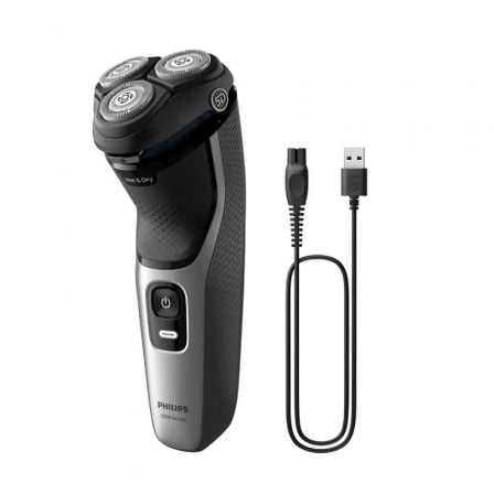 Afeitadora Philips Shaver Series 3000 S3143/02/ con Batería / 2 Accesorios Afeitadora Philips Shaver Series 3000 S3143/02/ con Batería / 2 Accesorios
