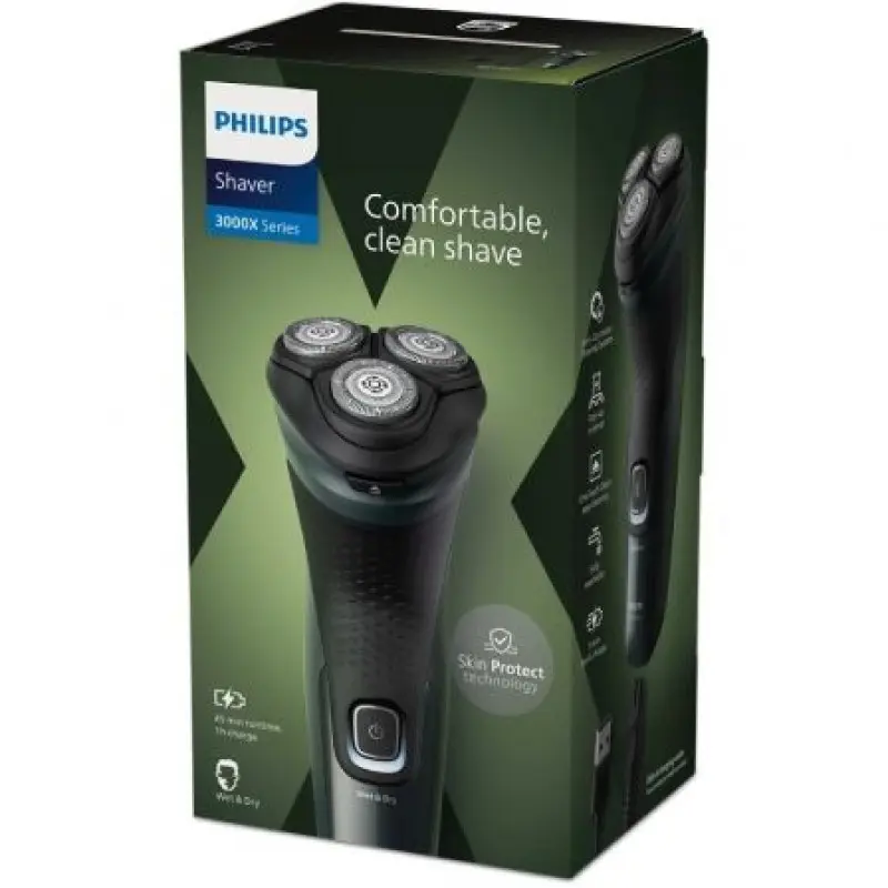 Afeitadora Philips Shaver Series 3000X X3052/ con Batería/ 2 Accesorios Afeitadora Philips Shaver Series 3000X X3052/ con Batería/ 2 Accesorios