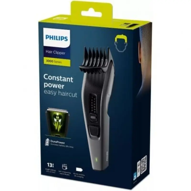 Cortapelos Philips Hairclipper Series 3000 HC3525/15/ con Cable/ con Batería/ 2 Accesorios Cortapelos Philips Hairclipper Series 3000 HC3525/15/ con Cable/ con Batería/ 2 Accesorios
