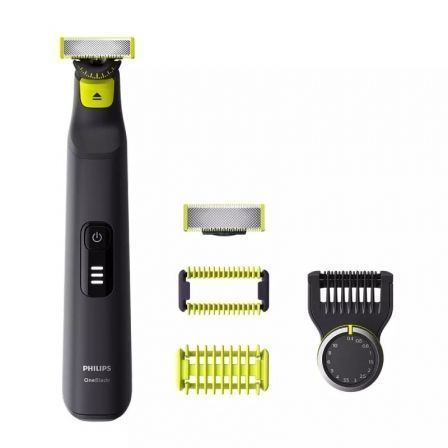 Cortabarbas + Recortadora Philips Oneblade Pro 360 QP6541/15/ con Batería/ 4 Accesorios Cortabarbas + Recortadora Philips Oneblade Pro 360 QP6541/15/ con Batería/ 4 Accesorios