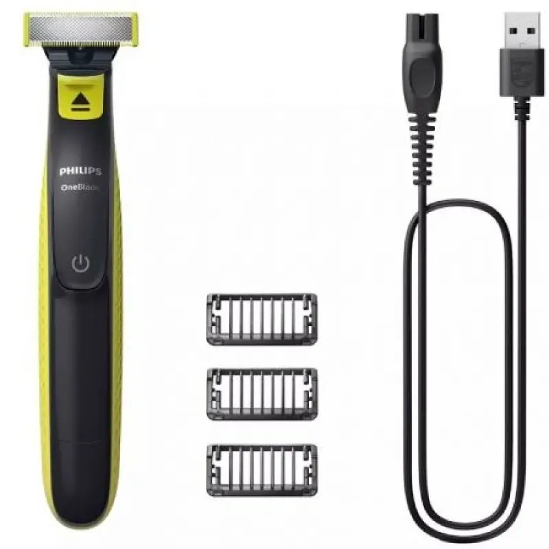 Cortabarbas Philips Oneblade QP2724/10/ con Batería/ 3 Accesorios Cortabarbas Philips Oneblade QP2724/10/ con Batería/ 3 Accesorios