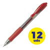Caja de Bolígrafos de Tinta de Gel Retráctil Pilot G-2/ 12 unidades/ Rojos Caja de Bolígrafos de Tinta de Gel Retráctil Pilot G-2/ 12 unidades/ Rojos