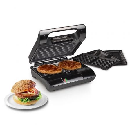 Grill Eléctrico Princess Panini Grill 117002/ 700W/ Tamaño 23*13cm Grill Eléctrico Princess Panini Grill 117002/ 700W/ Tamaño 23*13cm