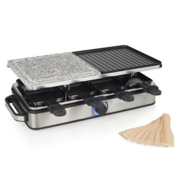 Raclette Princess Deluxe 8 162635/ 1400W/ Tamaño 2x 21*21cm Raclette Princess Deluxe 8 162635/ 1400W/ Tamaño 2x 21*21cm