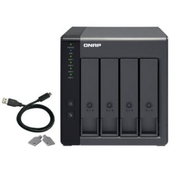 DAS QNAP TR-004/ 4 Bahías 3.5'- 2.5'/ Formato Torre DAS QNAP TR-004/ 4 Bahías 3.5'- 2.5'/ Formato Torre