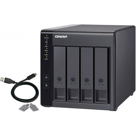 DAS QNAP TR-004/ 4 Bahías 3.5'- 2.5'/ Formato Torre DAS QNAP TR-004/ 4 Bahías 3.5'- 2.5'/ Formato Torre