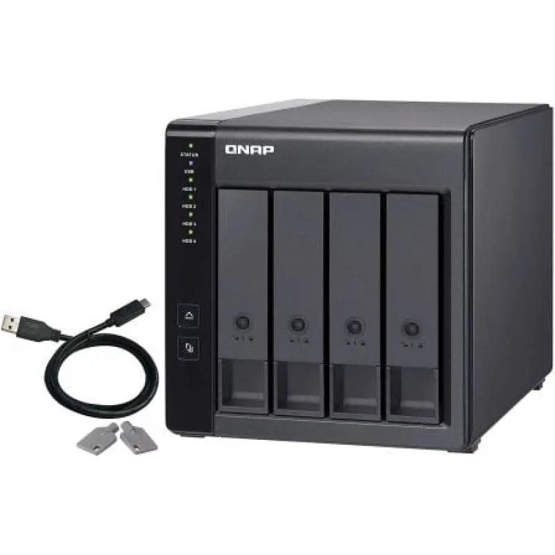 DAS QNAP TR-004/ 4 Bahías 3.5'- 2.5'/ Formato Torre DAS QNAP TR-004/ 4 Bahías 3.5'- 2.5'/ Formato Torre