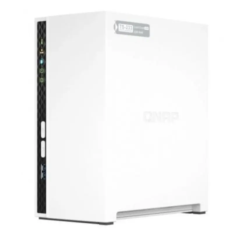 NAS QNAP TS-233/ 2 Bahías 3.5'- 2.5'/ 2GB DDR4/ Formato Torre NAS QNAP TS-233/ 2 Bahías 3.5'- 2.5'/ 2GB DDR4/ Formato Torre