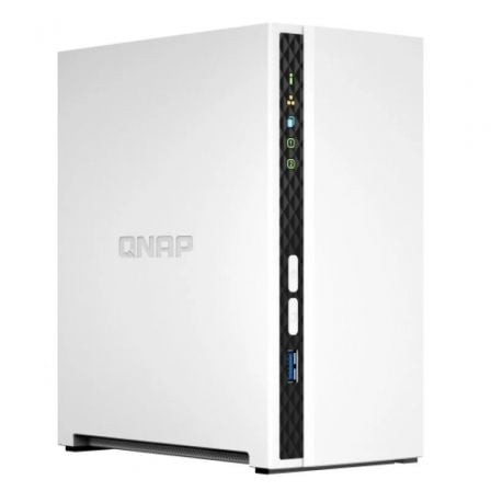NAS QNAP TS-233/ 2 Bahías 3.5'- 2.5'/ 2GB DDR4/ Formato Torre NAS QNAP TS-233/ 2 Bahías 3.5'- 2.5'/ 2GB DDR4/ Formato Torre