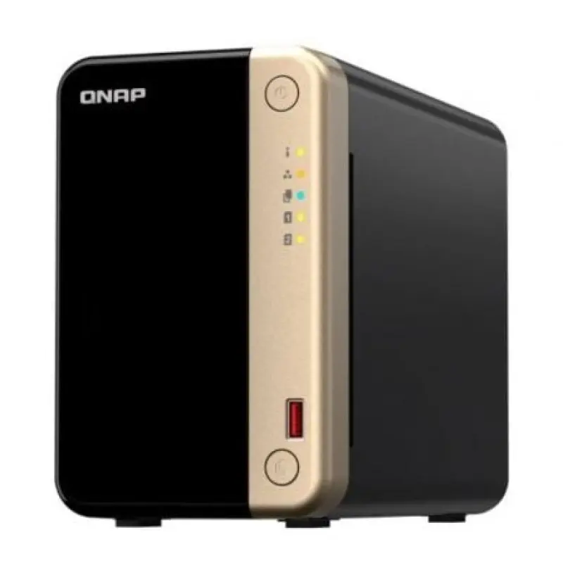 NAS QNAP TS-264-8G/ 2 Bahías 3.5'- 2.5'/ 8GB/ Formato Torre NAS QNAP TS-264-8G/ 2 Bahías 3.5'- 2.5'/ 8GB/ Formato Torre