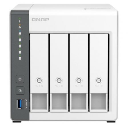 NAS QNAP TS-433-4G/ 4 Bahías 3.5'- 2.5'/ 4GB/ Formato Torre NAS QNAP TS-433-4G/ 4 Bahías 3.5'- 2.5'/ 4GB/ Formato Torre