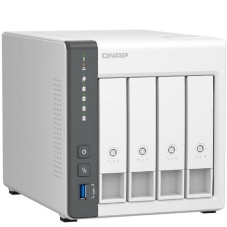 NAS QNAP TS-433-4G/ 4 Bahías 3.5'- 2.5'/ 4GB/ Formato Torre NAS QNAP TS-433-4G/ 4 Bahías 3.5'- 2.5'/ 4GB/ Formato Torre